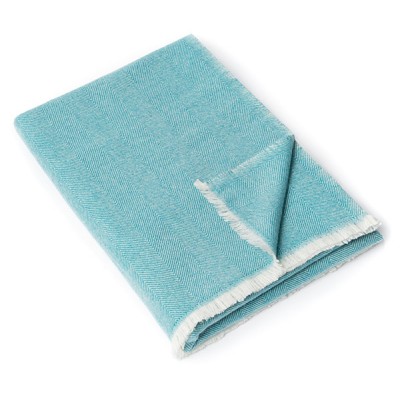  - Throws - Cashmere Blend Fishbone Throw 
70% Fine Wool & 30% Cashmere