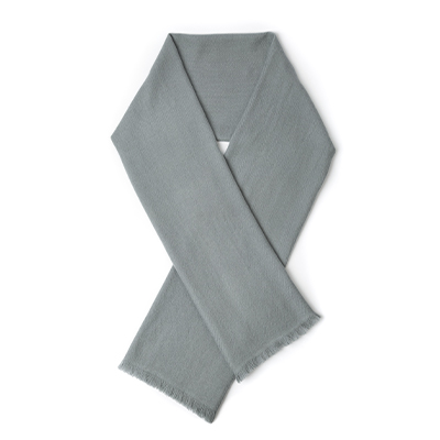  - Scarves - Elephant Grey Twill Scarf
100% Cashmere