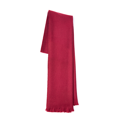  - Scarves - Warm Burgundy Chevron Scarf
100% Cashmere