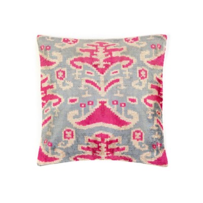  - Cushions - Antik Silk Velvet Ikat Cushion