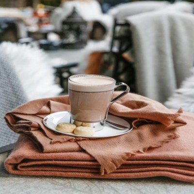  - Throws - Classic Caramel Throw
100% Cashmere