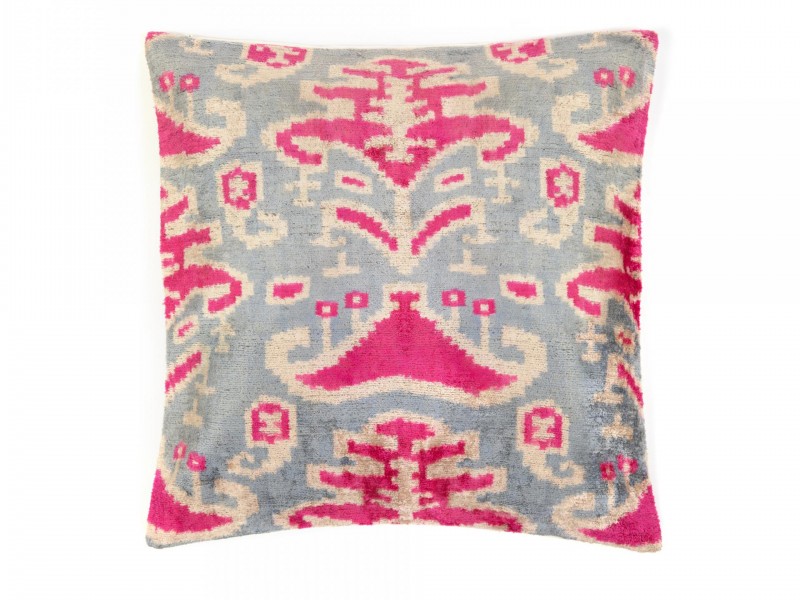  - Cushions - Antik Silk Velvet Ikat Cushion