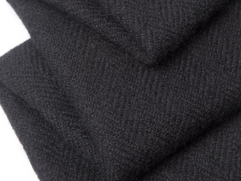  - Scarves - Black Twill Scarf
100% Cashmere