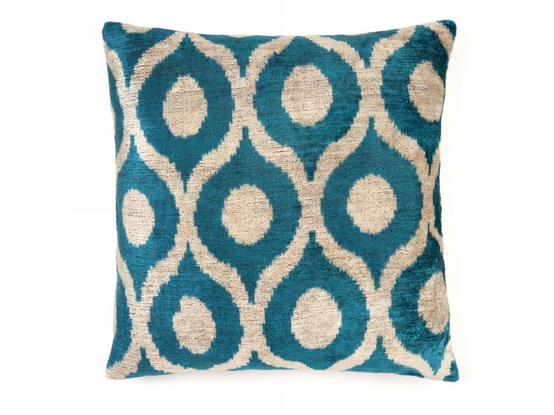  - Cushions - Istanbul Silk Velvet Ikat Cushion